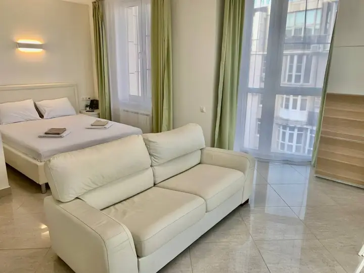 Апартаменты Панорамная студия с видом горы. Sunrayhome — фото 6