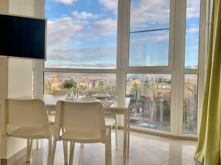 Сириус: Апартаменты Панорамная студия с видом горы. Sunrayhome