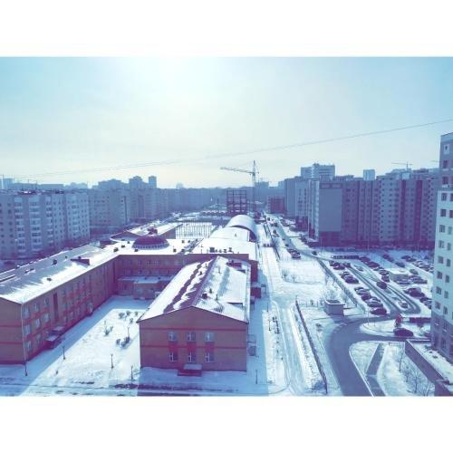 Астана: Panoramic apartment in Sarmat house