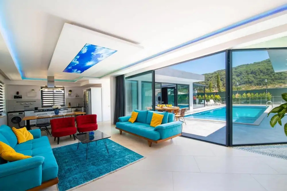 Сарыбелен: Dreamy Villa With Private Pool and Jacuzzi in Kas