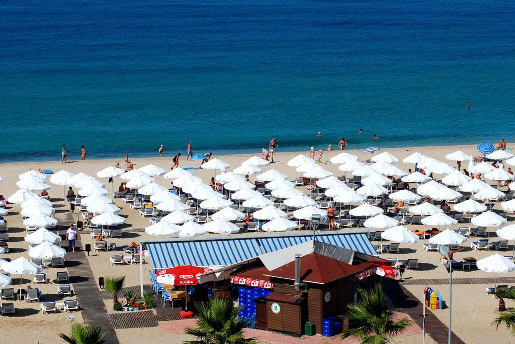 Аланья: Grand Zaman Beach Hotel - All Inclusive 