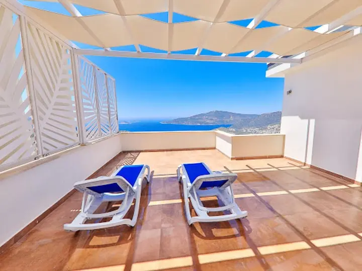 Калкан: Villa with 5 Bedrooms in Ka?, with Wonderful Sea View, Private Pool And Enclosed Garden - 3 Km From the Beach