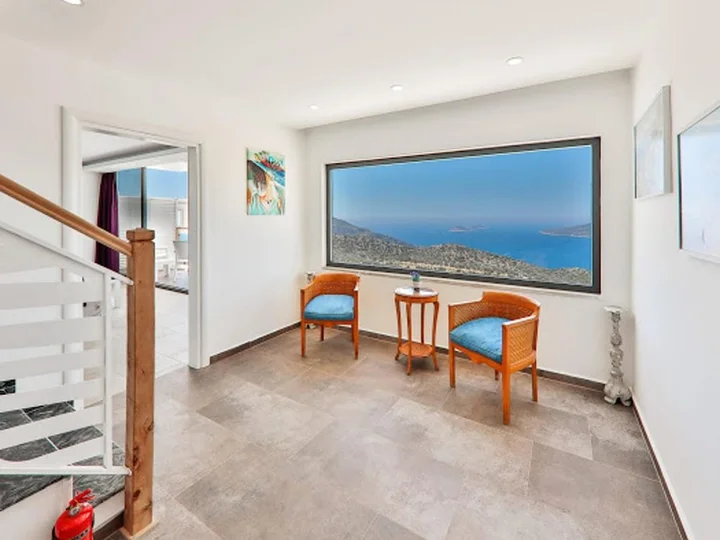 Калкан: Villa with 5 Bedrooms in Ka?, with Wonderful Sea View, Private Pool And Enclosed Garden - 3 Km From the Beach