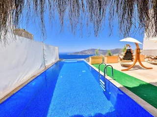 Калкан: Villa with 5 Bedrooms in Ka?, with Wonderful Sea View, Private Pool And Enclosed Garden - 3 Km From the Beach