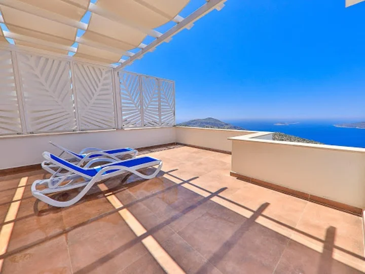 Калкан: Villa with 5 Bedrooms in Ka?, with Wonderful Sea View, Private Pool And Enclosed Garden - 3 Km From the Beach