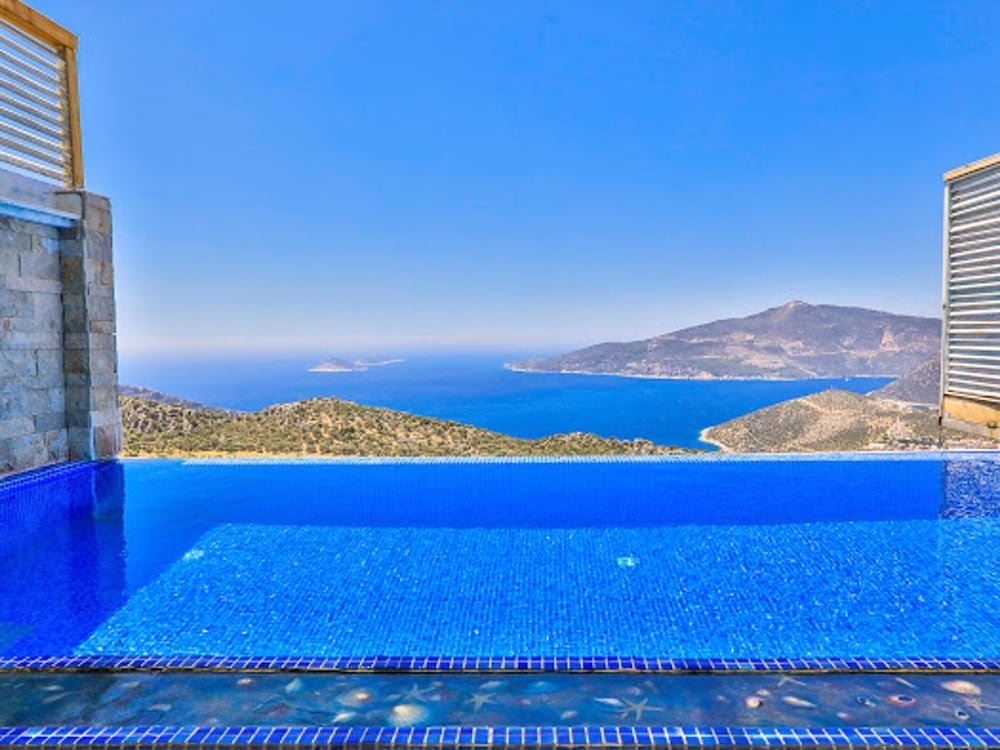 Калкан: Villa with 5 Bedrooms in Ka?, with Wonderful Sea View, Private Pool And Enclosed Garden - 3 Km From the Beach