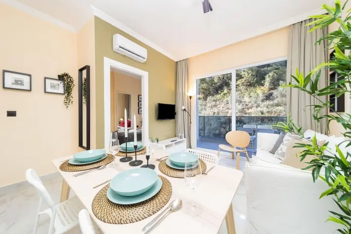 Аланья: Modern Flat With Shared Pool and Balcony in Alanya