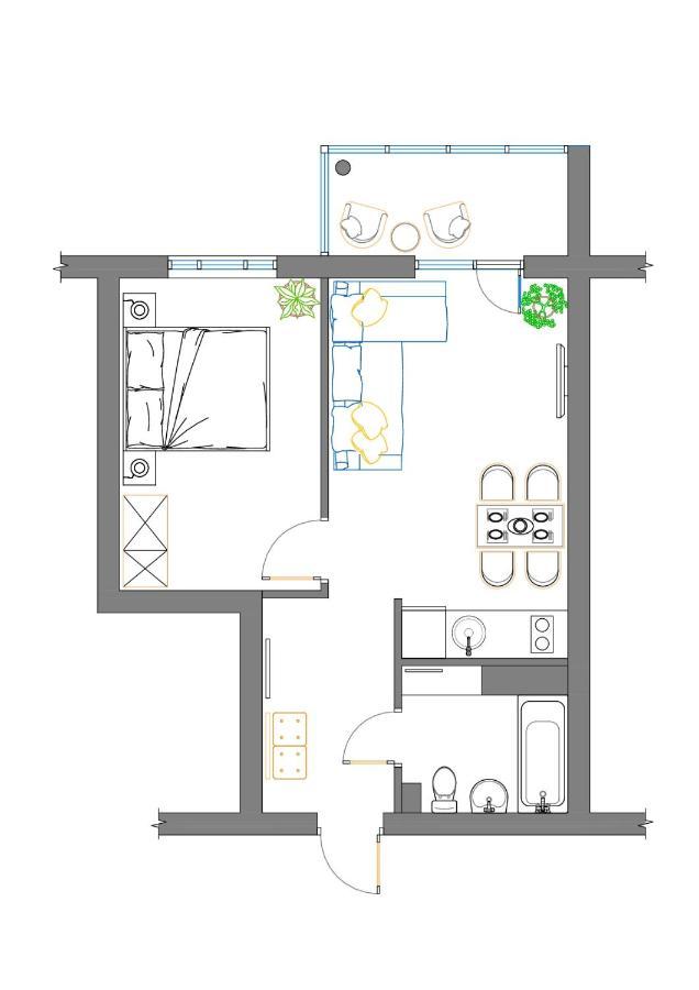 Великий Новгород: Apartment Kolmovskaya 87
