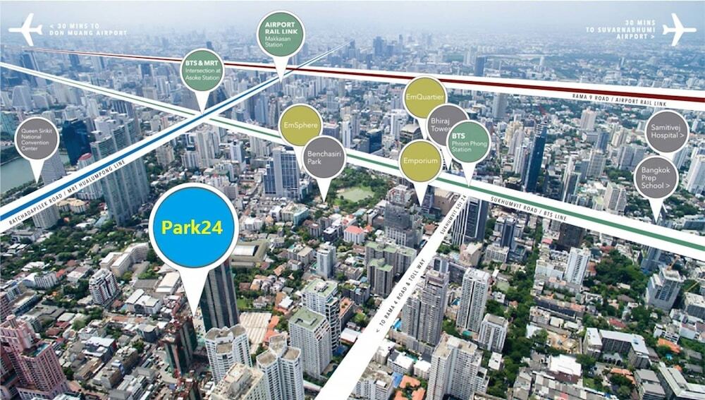 Бангкок: Price2 Space4, 500m Bts, Rooftop Pool, High Speed Wifi