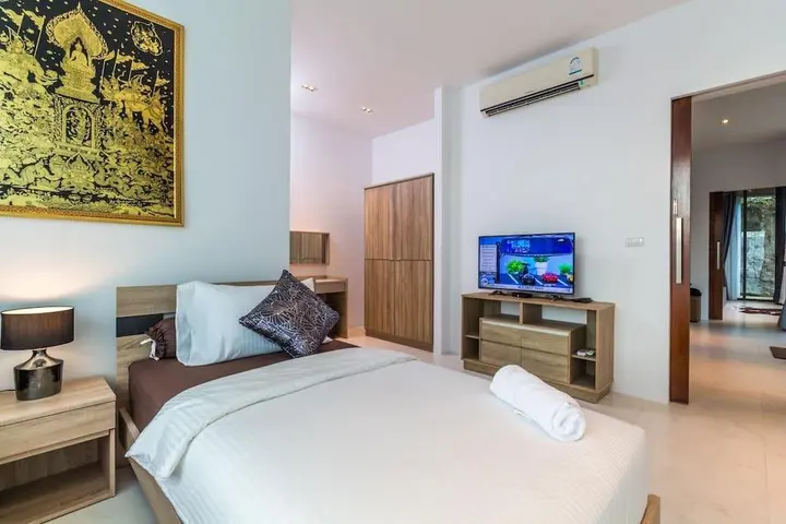 Кату: Kamala Seaview villa pool & rooftop jacuzzi