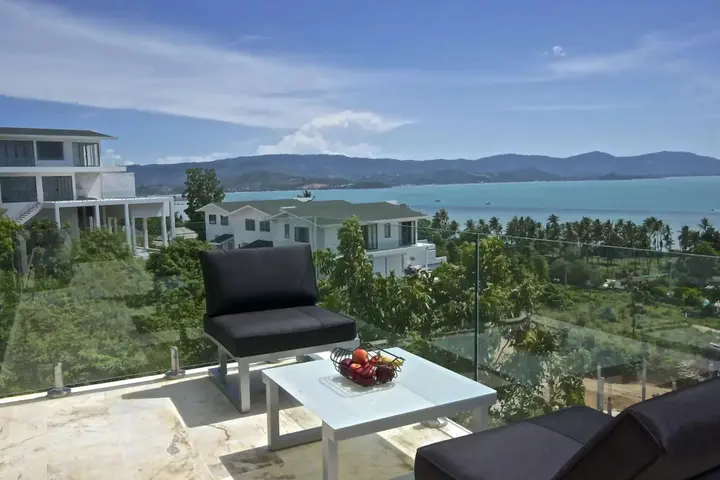 Самуи: RED SKY beach view villa