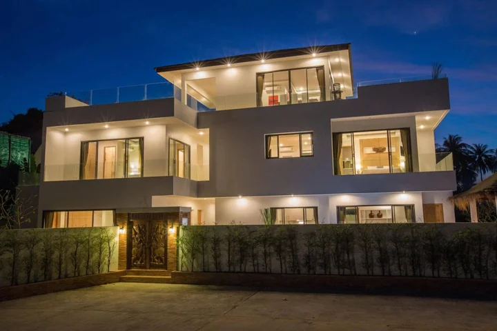 Самуи: Beachside Villa Pina Colada with beachclub