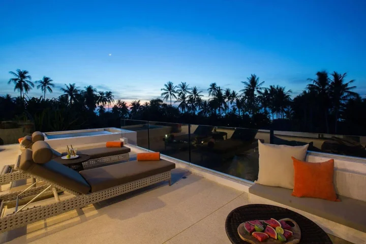 Самуи: Beachside Villa Pina Colada with beachclub