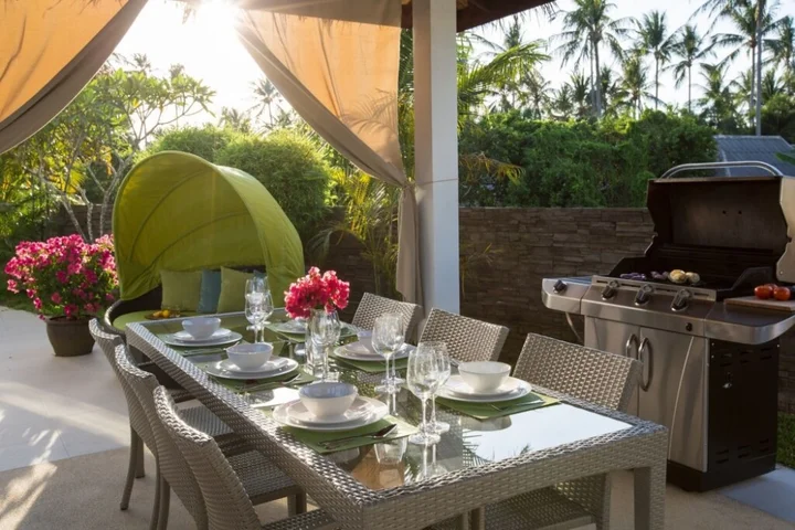 Самуи: Beachside Villa Pina Colada with beachclub