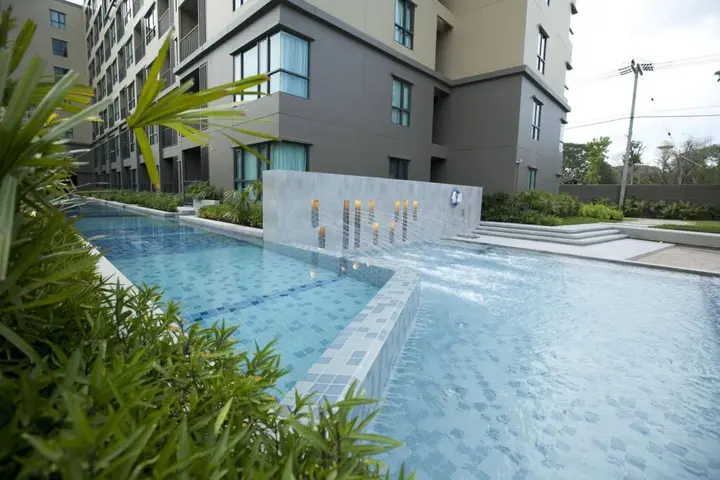 Чаам: Charming Pool View by Rain Cha Am Condo