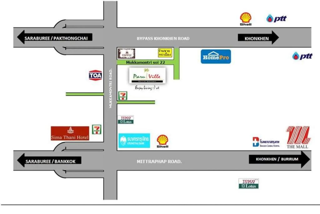 Кхлонг-Янг: Paru Ville - Service Apartment