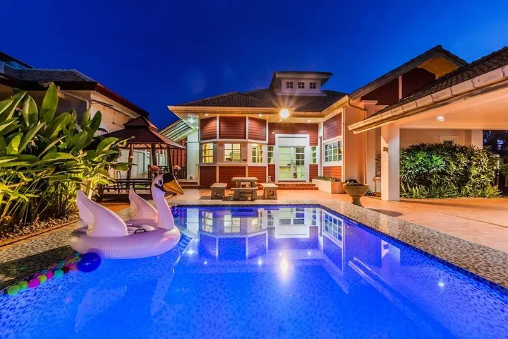 Паттайя: Baan Red Ribbon Pool Villa by Pinky