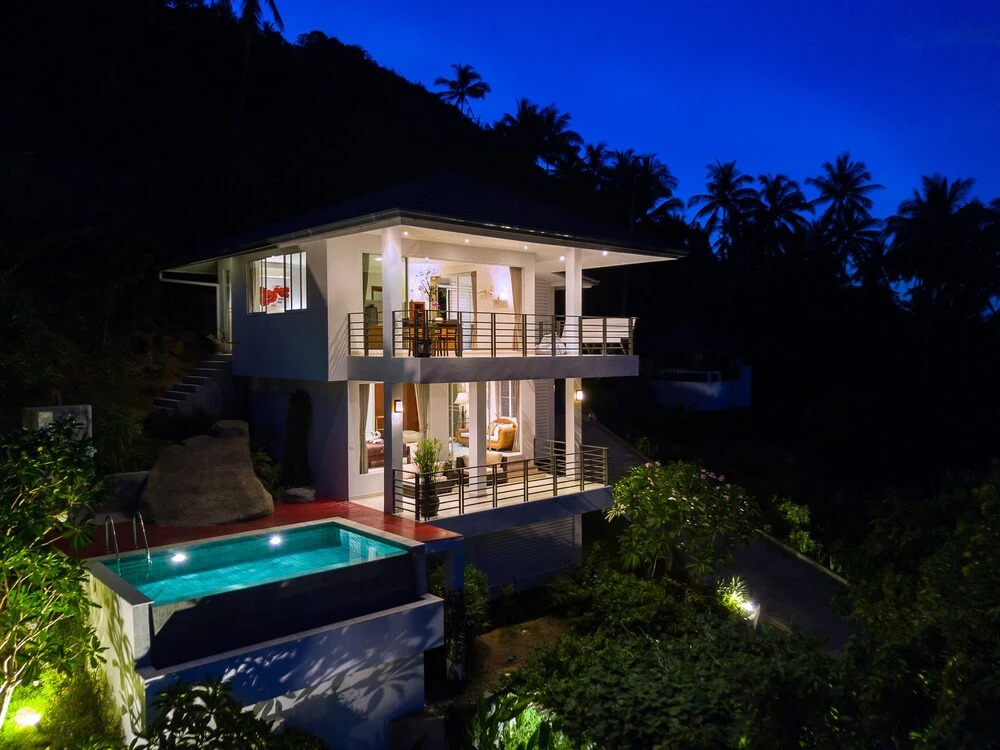 Самуи: Entire Private Pool Sea View Villa