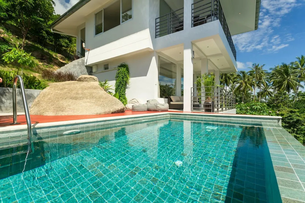 Самуи: Entire Private Pool Sea View Villa