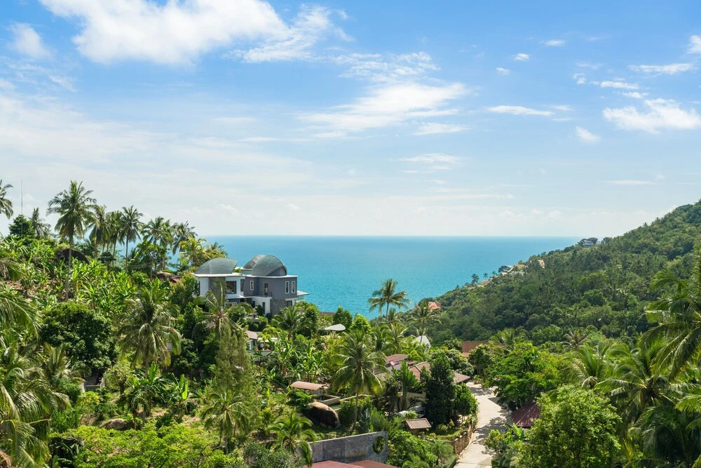 Самуи: Entire Private Pool Sea View Villa