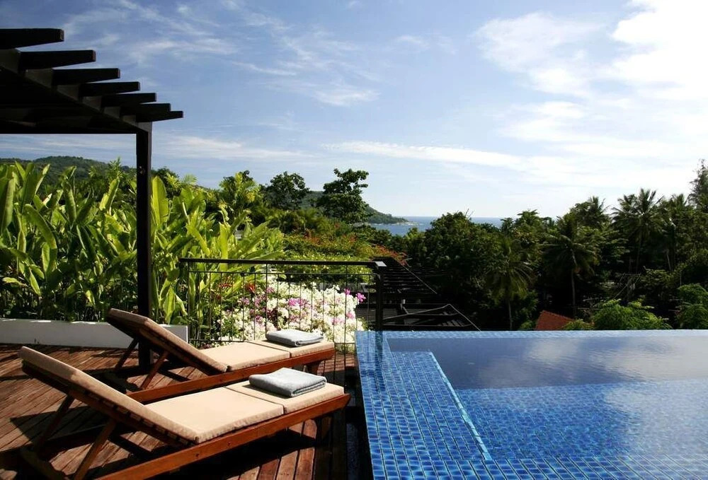 Муанг: Seaview Kata Gardens Penthouse Rooftop 4C
