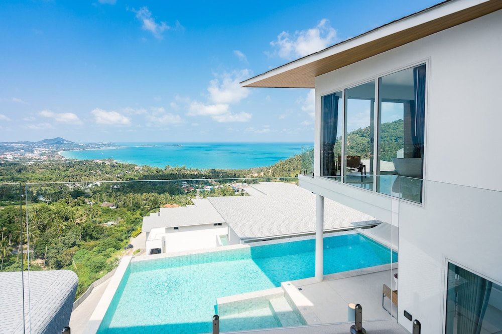 Самуи: Chaweng Noi Beach Full Moon 4br Seaview
