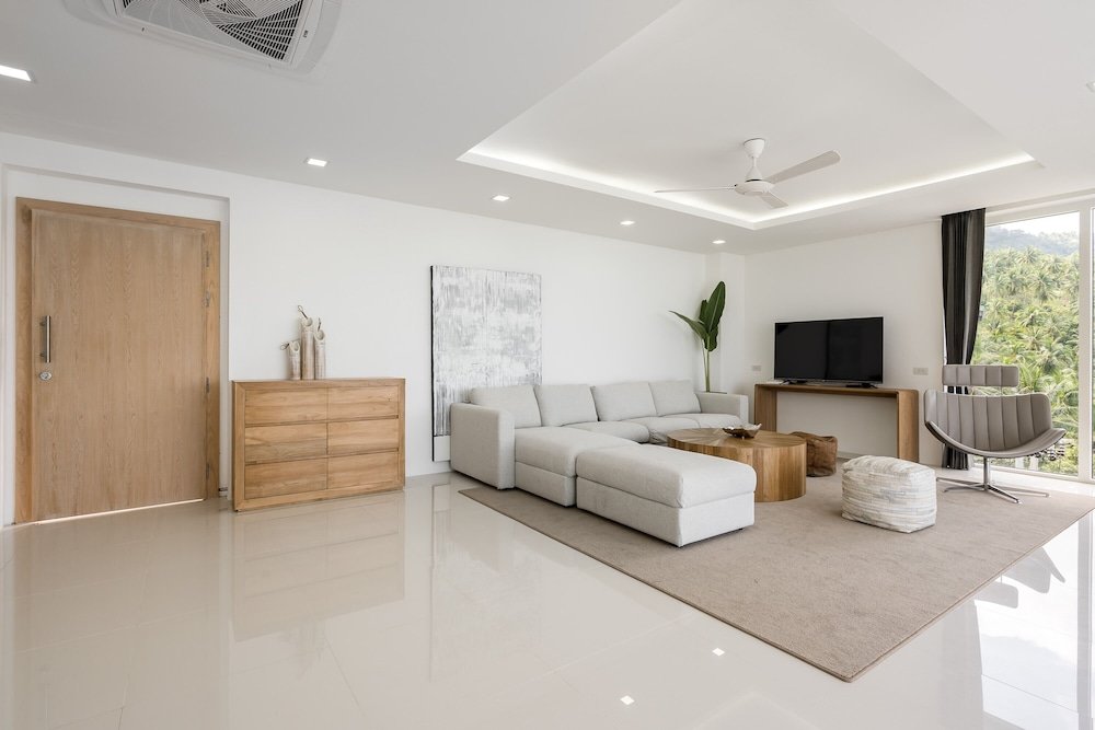 Самуи: Chaweng Noi Beach Full Moon 4br Seaview