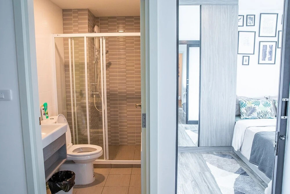 Самутпракан: Apartment 450m from BTS with Sky Pool - bkbloft1