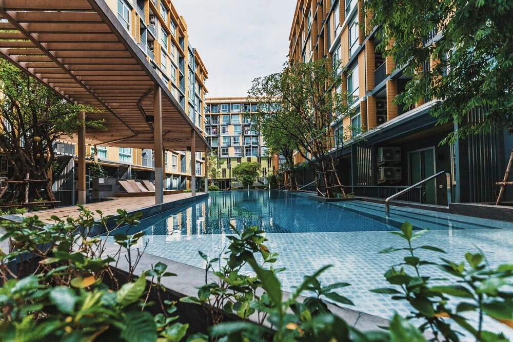 Бангкок: Near BK University Quiet Condo in Rama4 bkb131