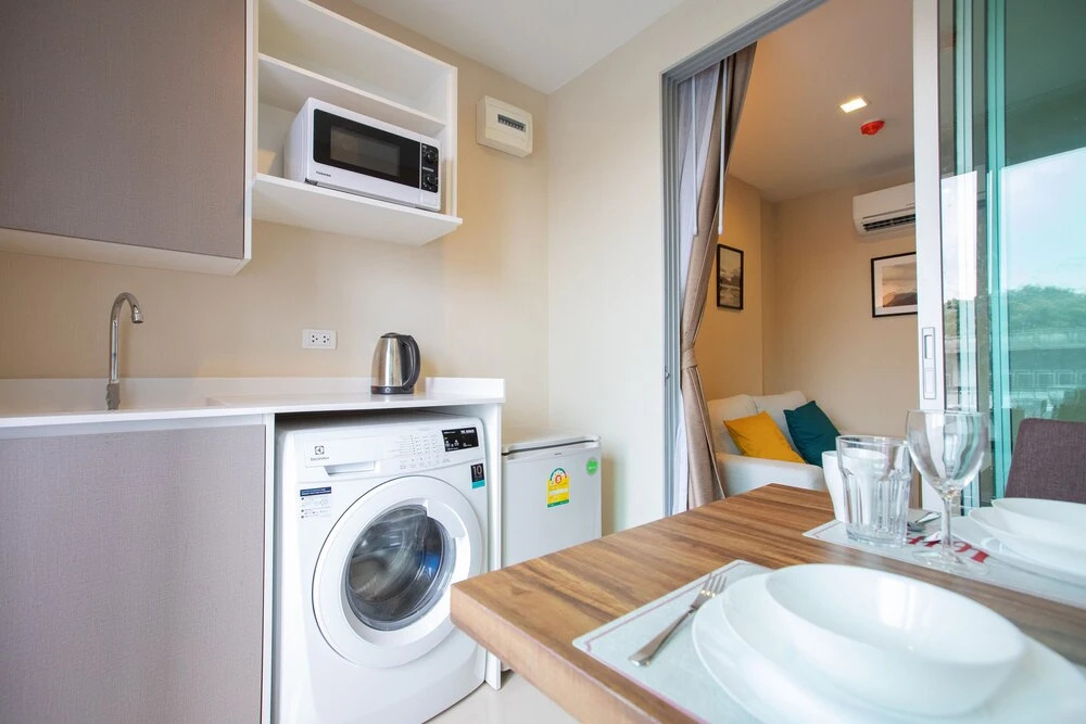 Бангкок: Near BK University Quiet Condo in Rama4 bkb137