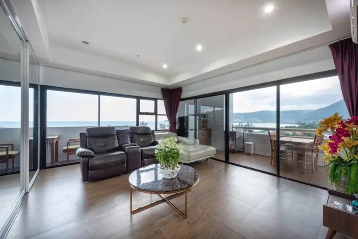 Patong Tower Seaview Family 3 Bedrooms SPA — фото 6