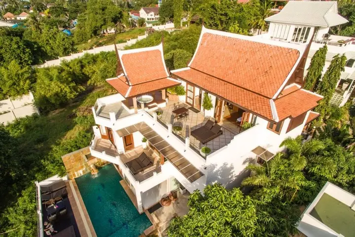 Самуи: 4 Bedroom Sea View Villa Big Buddha