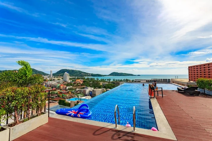 Кату: U208 - Patong Studio with kitchen, pool and private patio., Patong, Phuket, Thailand