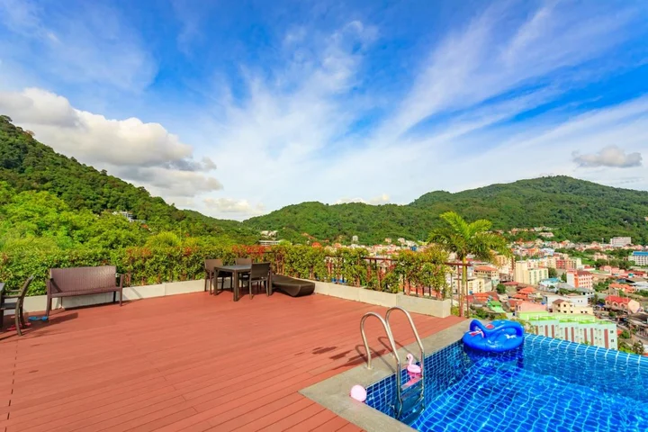 Кату: U208 - Patong Studio with kitchen, pool and private patio., Patong, Phuket, Thailand