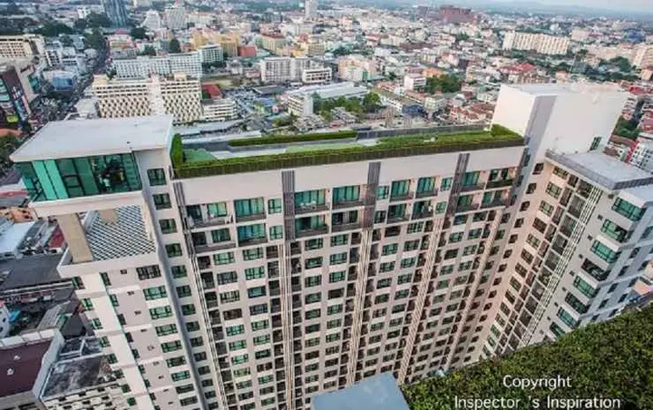 Паттайя: The Base Pool Sky Panorama sea view 606