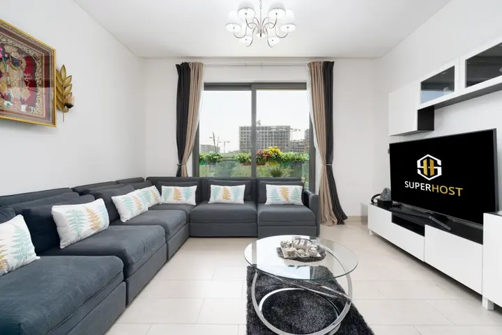 Дубай: Апартаменты SuperHost - Dazzling Apartment With Balcony In Sobha Hartland