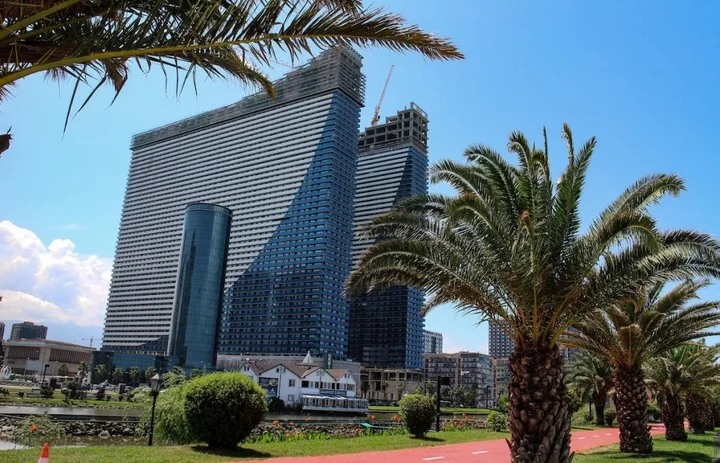 Батуми: Апарт-отель Cozy Seaview Studio in Orbi City