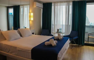 Батуми: Апарт-отель Cozy Seaview Studio in Orbi City