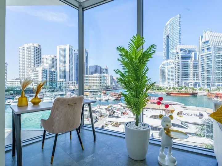 Дубай: Апартаменты Lavish 2BR with Balcony | Full Marina View
