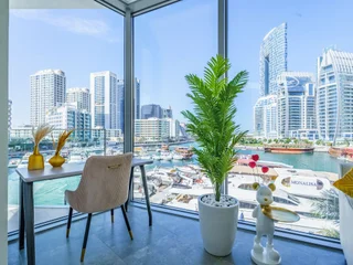 Дубай: Апартаменты Lavish 2BR with Balcony | Full Marina View