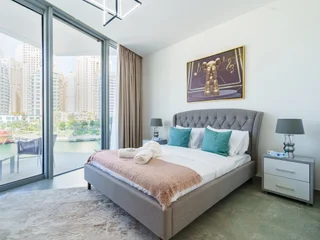 Дубай: Апартаменты Lavish 2BR with Balcony | Full Marina View