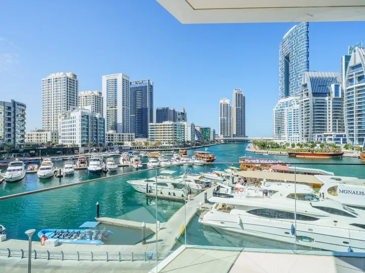 Дубай: Апартаменты Lavish 2BR with Balcony | Full Marina View