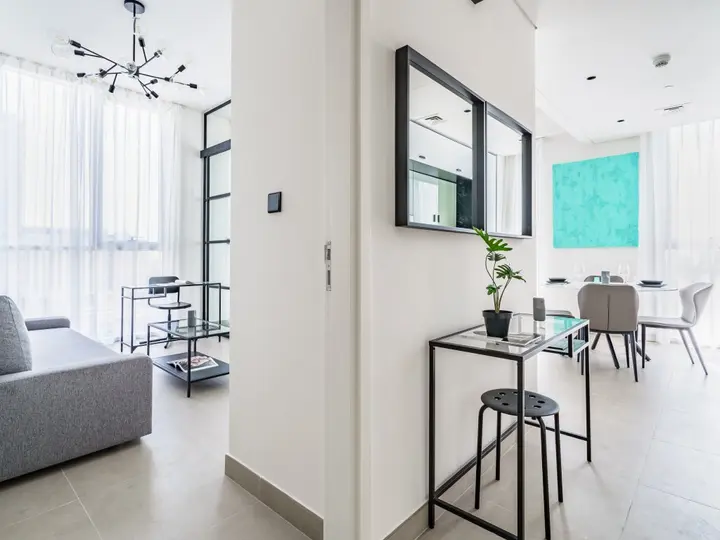 Дубай: Апартаменты Blissful 1BR with Balcony | Collective tower