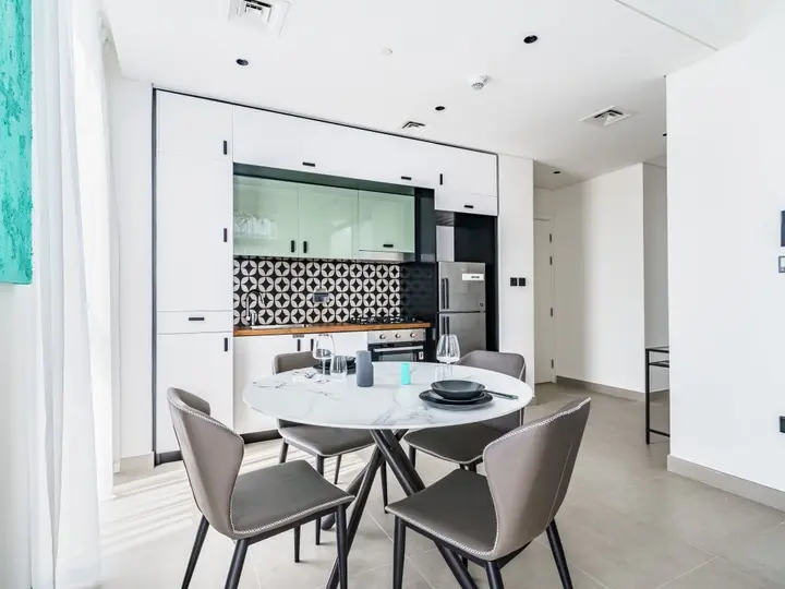 Дубай: Апартаменты Blissful 1BR with Balcony | Collective tower