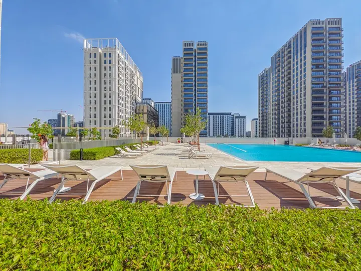 Дубай: Апартаменты Blissful 1BR with Balcony | Collective tower