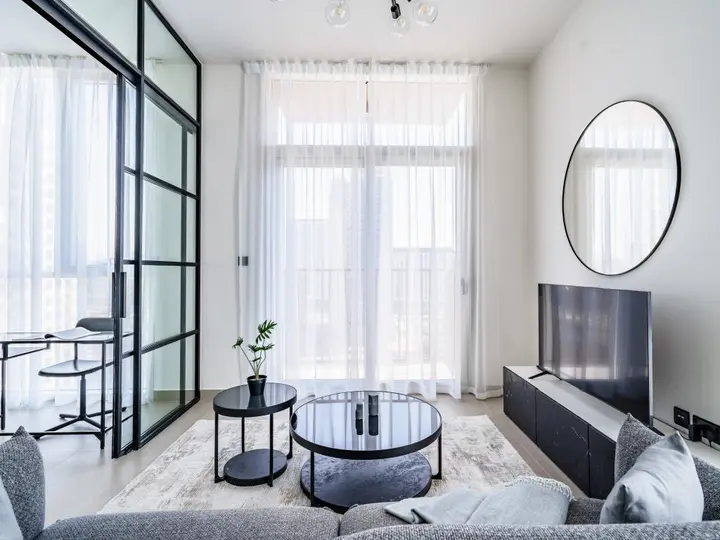 Дубай: Апартаменты Blissful 1BR with Balcony | Collective tower