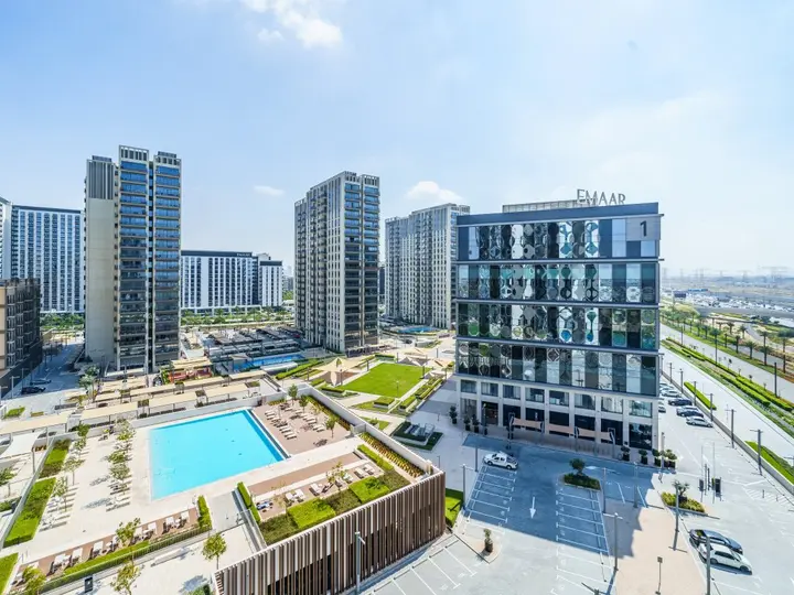 Дубай: Апартаменты Blissful 1BR with Balcony | Collective tower