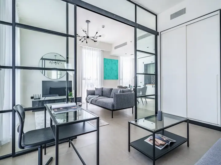 Дубай: Апартаменты Blissful 1BR with Balcony | Collective tower