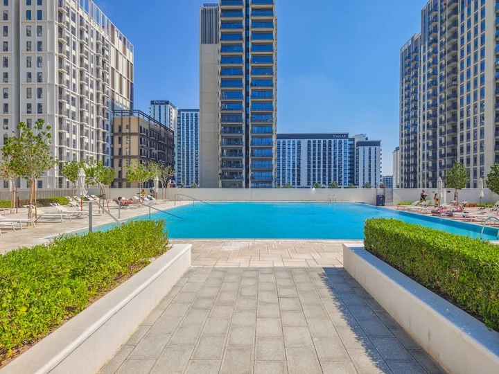 Дубай: Апартаменты Blissful 1BR with Balcony | Collective tower