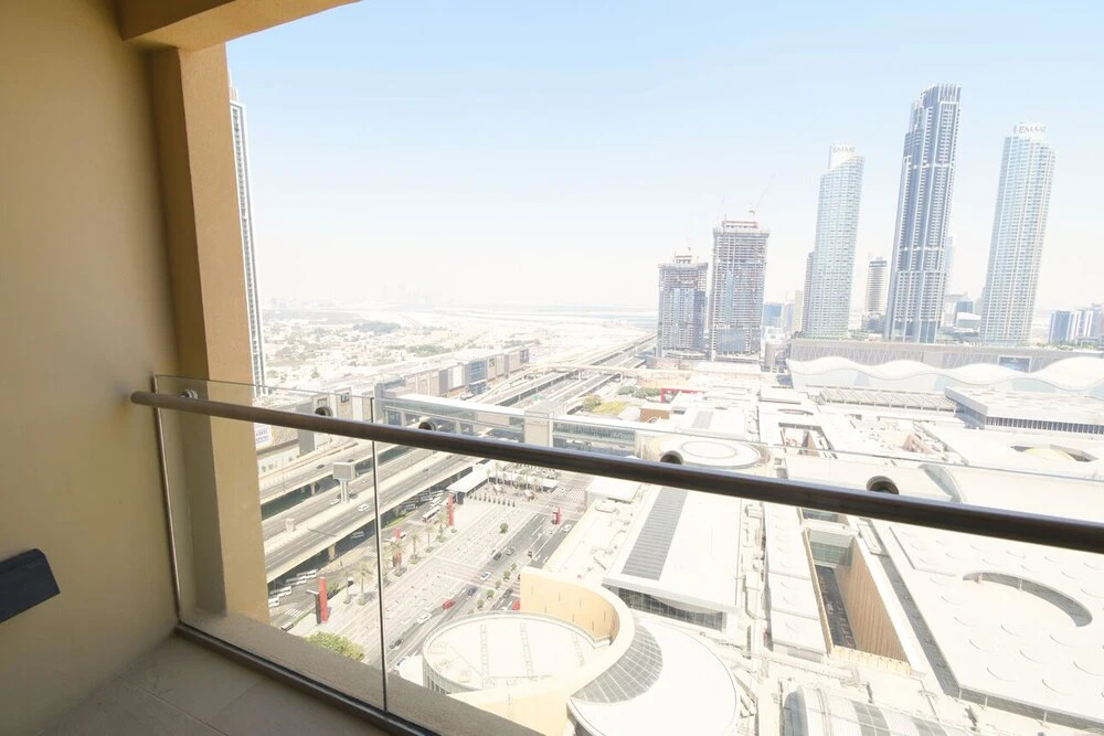Дубай: The address dubai mall Luxury 1bed balcony